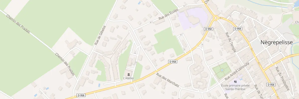 Plan du 90 Rue des Maraîchers à Nègrepelisse
