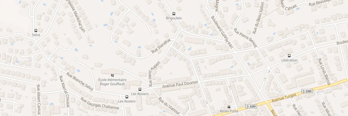 Plan du 29 Rue Lafayette à Brive-la-Gaillarde
