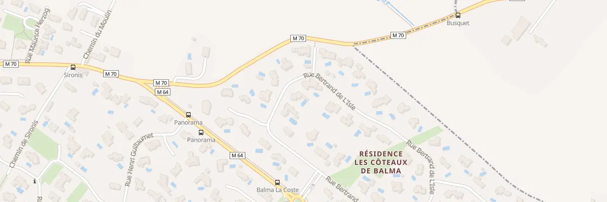 Plan du 25 Rue Bertrand de l’Isle à Balma