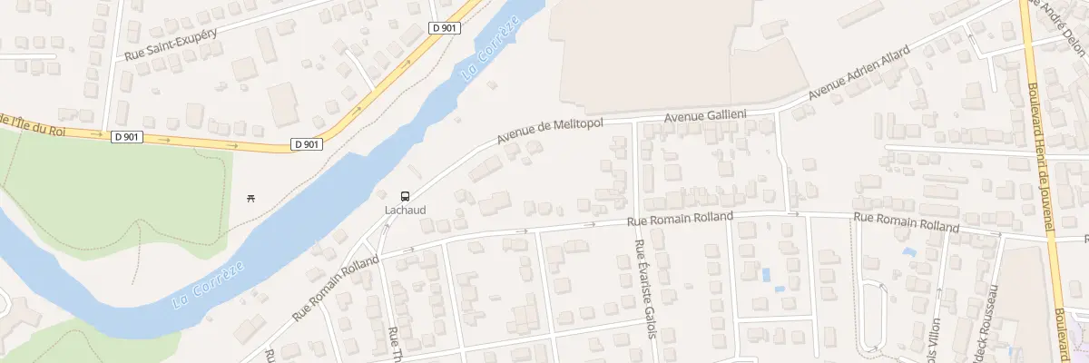 Plan du 72 Rue Romain Rolland à Brive-la-Gaillarde