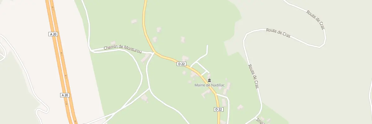 Plan du 25 Imp des Ginibrades à Nadillac