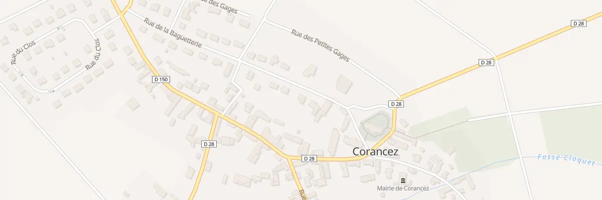 Plan du 5 Rue de la Baguetterie à Corancez
