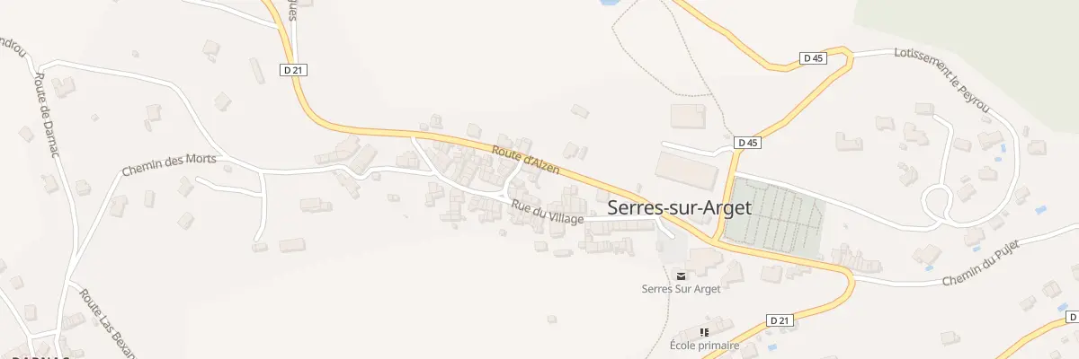 Plan du 795 Rte d’Alzen à Serres-sur-Arget