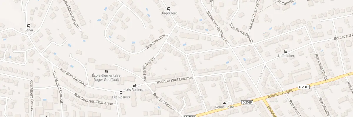 Plan du 25 Rue Lafayette à Brive-la-Gaillarde