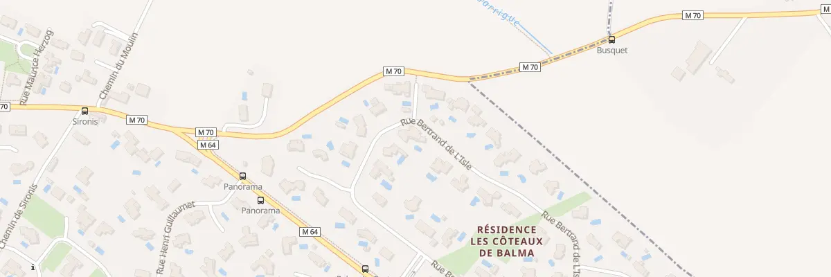 Plan du 23 Rue Bertrand de l’Isle à Balma