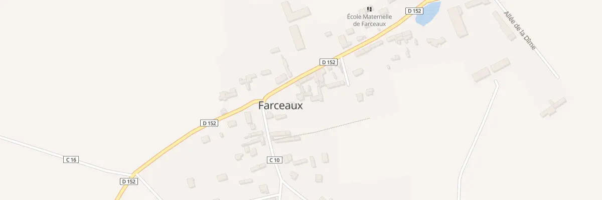 Plan du 3 Rue de l’Abbe Divay à Farceaux