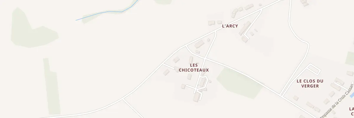 Plan du 8 Les Chicoteaux à Veuil