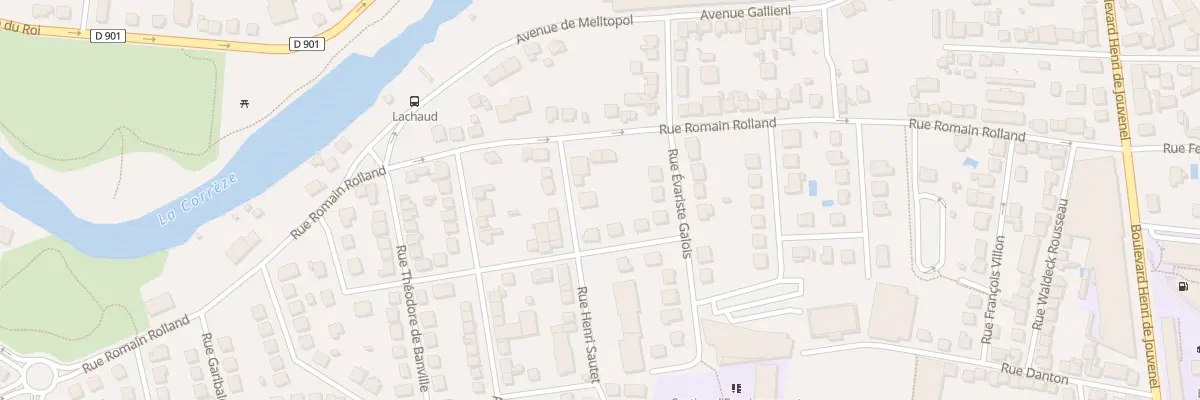Plan du 7 Rue Henri Sautet à Brive-la-Gaillarde