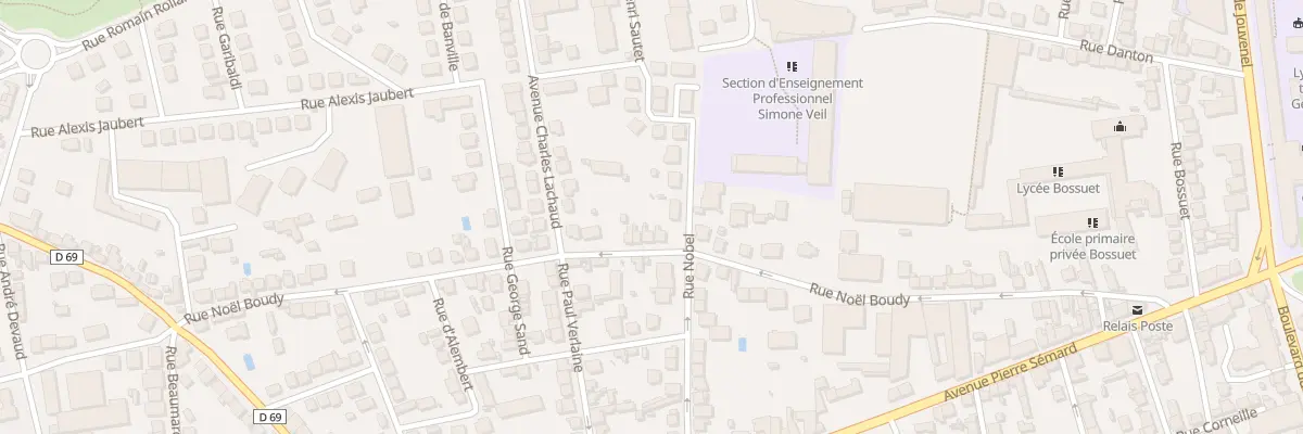 Plan du 56 Rue Noel Boudy à Brive-la-Gaillarde