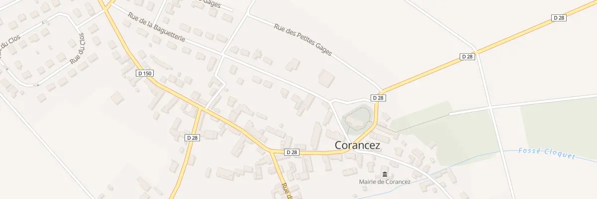 Plan du 3 Rue de la Baguetterie à Corancez