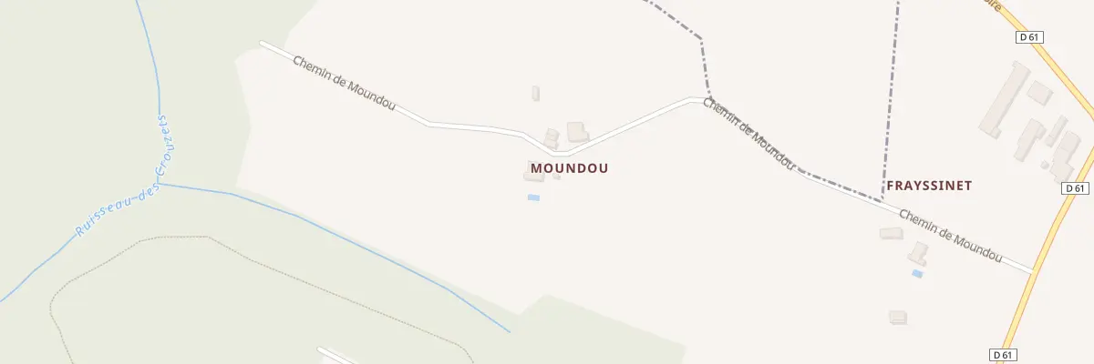 Plan du 505 Che de Moundou à Bazus