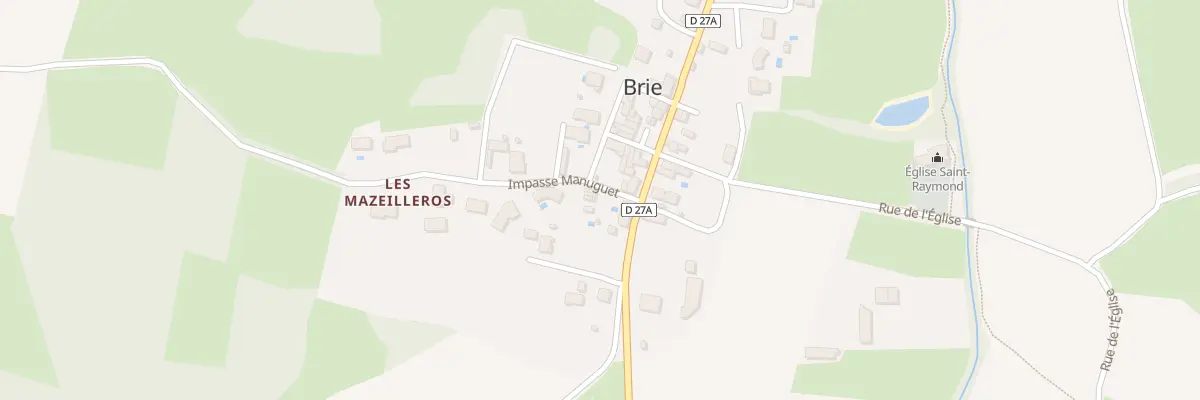 Plan du 5000 Les Mazeilleros à Brie