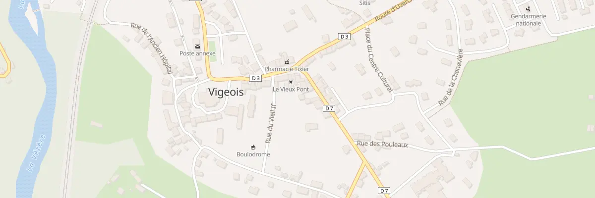 Plan du 5101 Rte de Brive à Vigeois