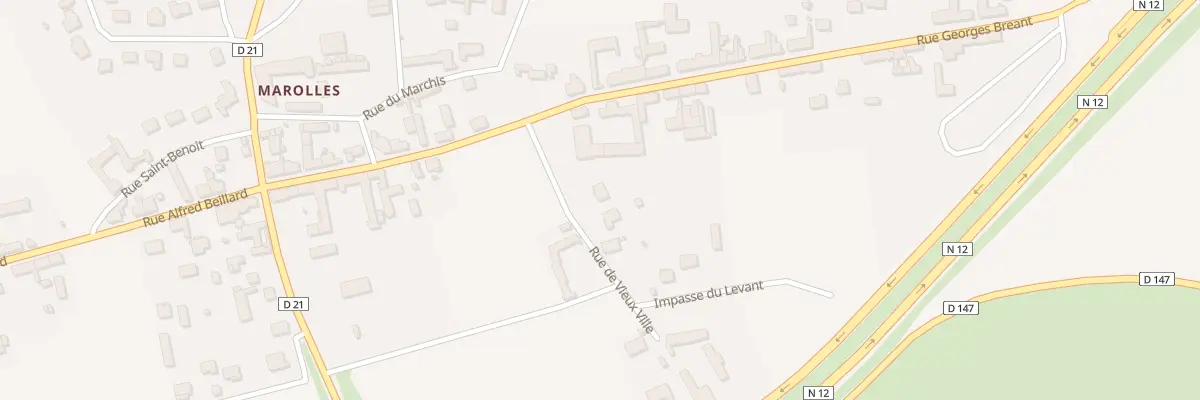 Plan du 1B Rue de Vieux Ville à Broué
