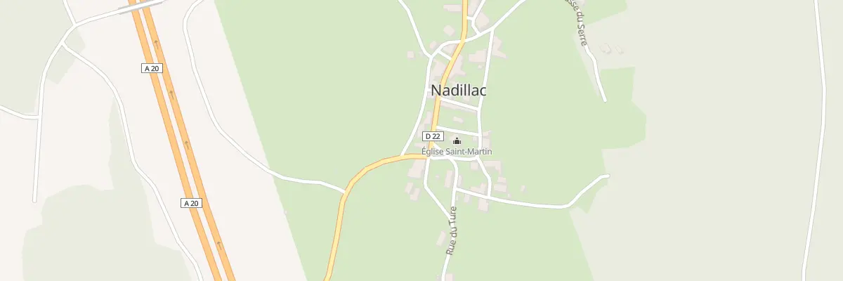 Plan du 5029 Nadillac à Nadillac
