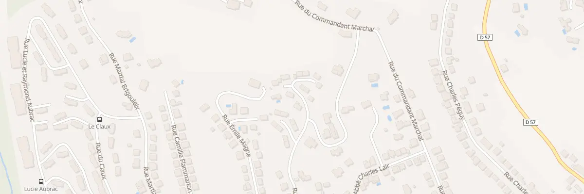 Plan du 73 Rue Pierre Benoit à Brive-la-Gaillarde