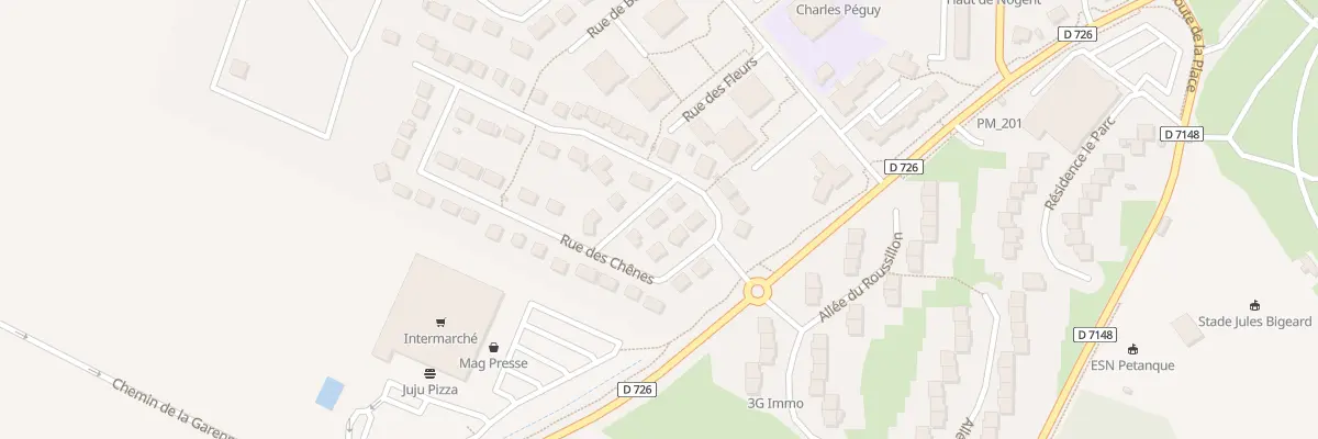 Plan du 4 All des Bouleaux à Nogent-le-Roi