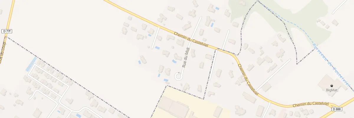 Plan du 4 Rue Midi à Castelmaurou
