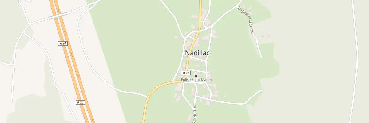 Plan du 644 Rue de la Rauze à Nadillac