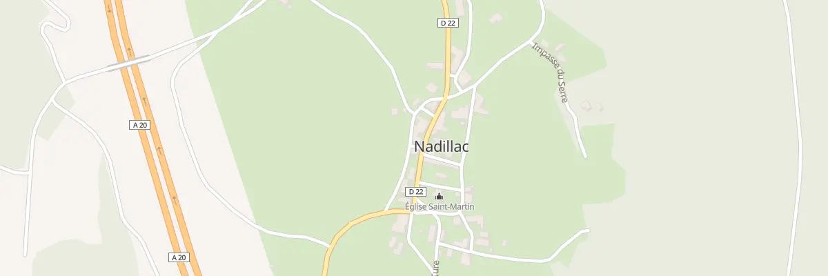 Plan du 5031 Nadillac à Nadillac