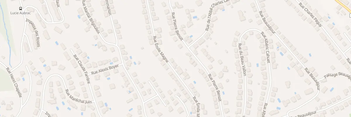 Plan du 28 Rue Emile Magne à Brive-la-Gaillarde
