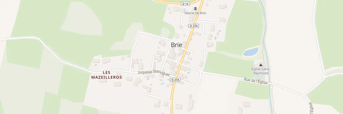 Plan du 49 Village à Brie