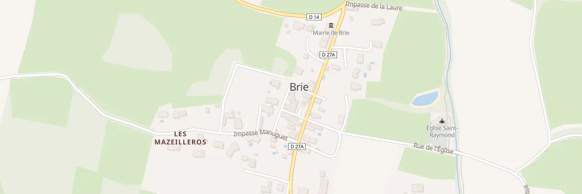 Plan du 47A Village à Brie