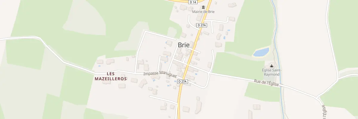 Plan du 50 Village à Brie