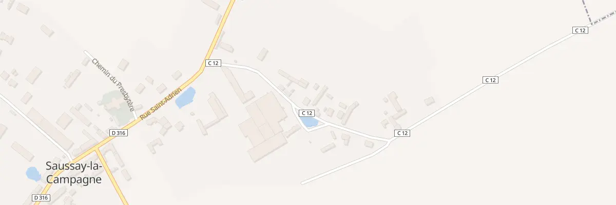 Plan du 16 Rue de Nojeon à Saussay-la-Campagne