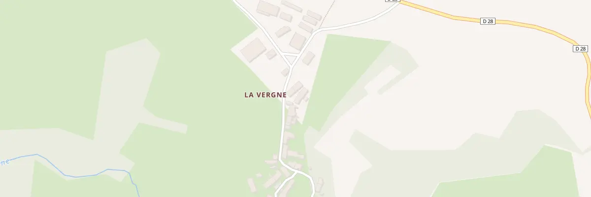 Plan du 7 La Vergne à Laurière