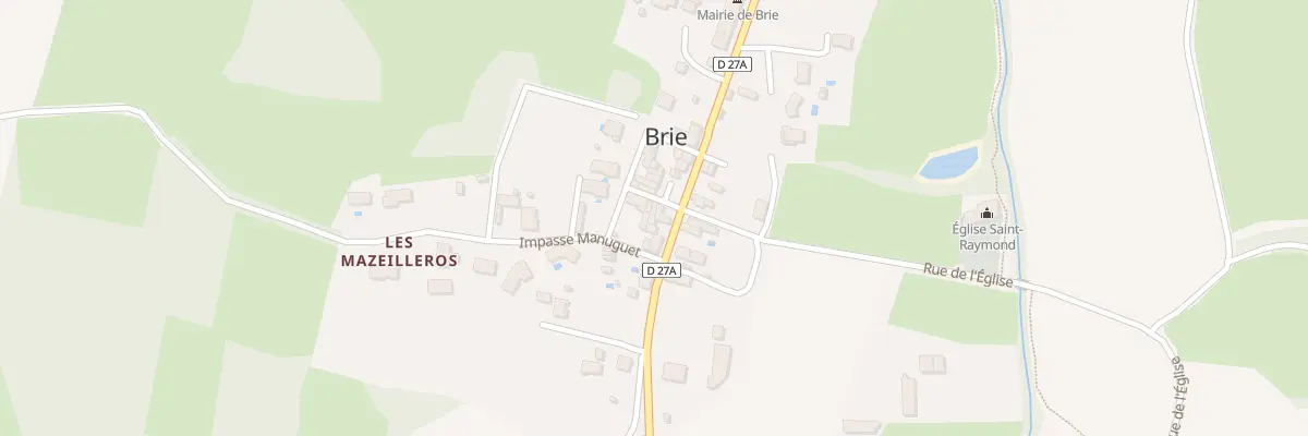 Plan du 54 Village à Brie