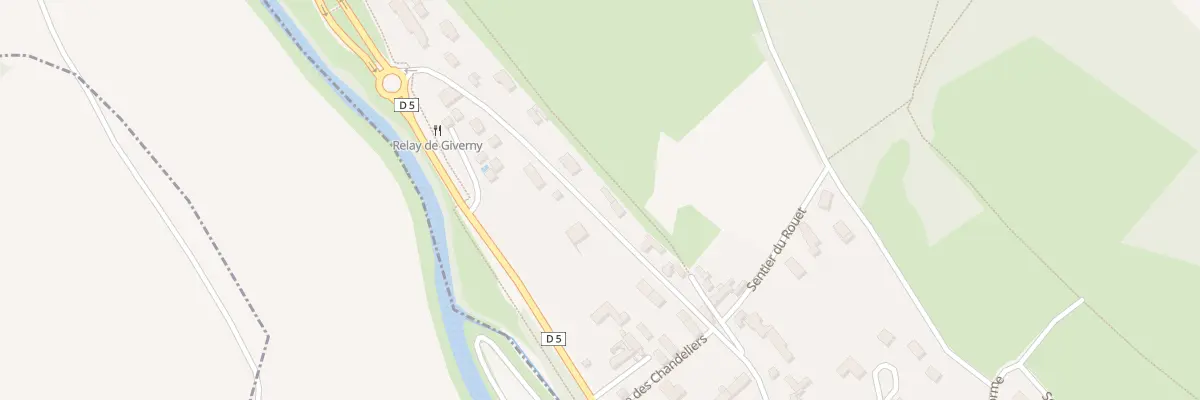 Plan du 17 Rue Claude Monet à Giverny