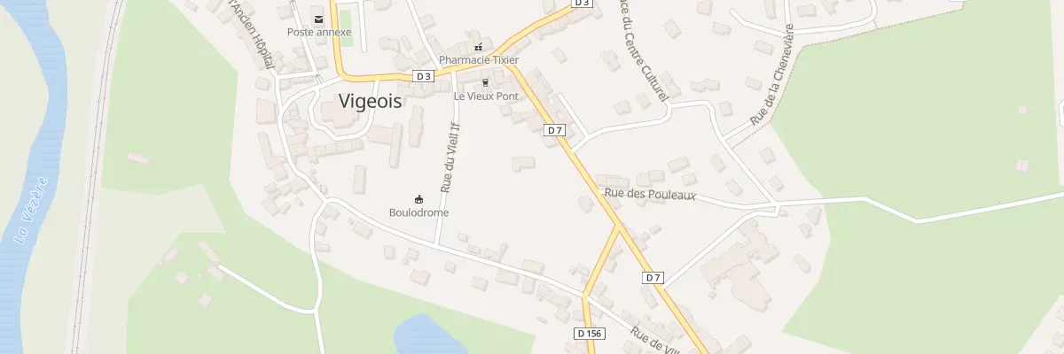 Plan du 12 Rte de Brive à Vigeois