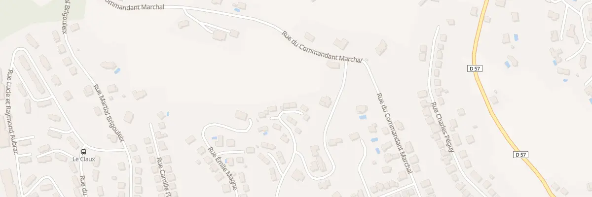 Plan du 83 Rue Pierre Benoit à Brive-la-Gaillarde