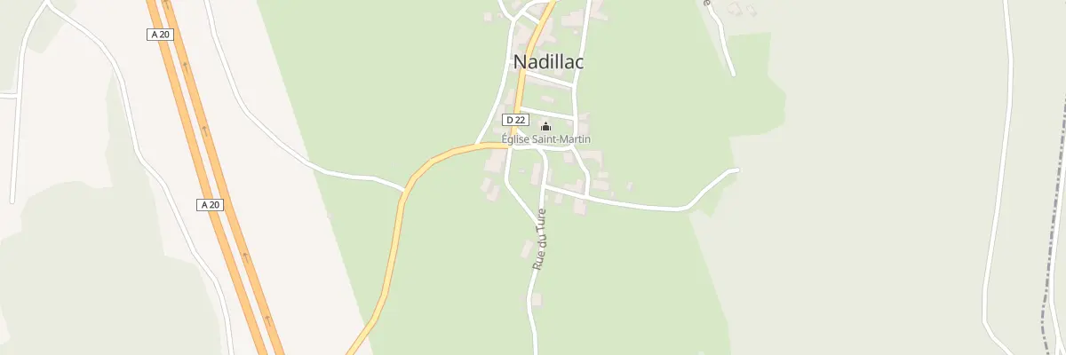 Plan du 12 Rue du Ture à Nadillac