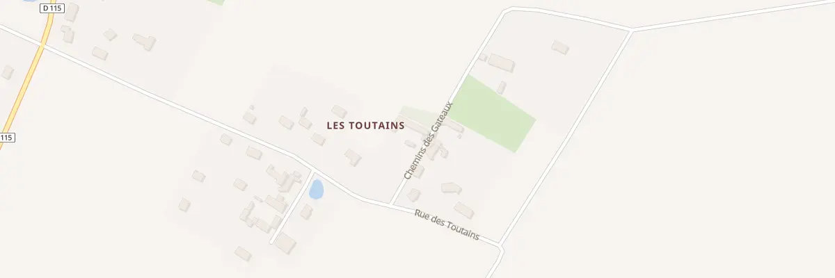 Plan du 3 Che des Gâteaux à Bû
