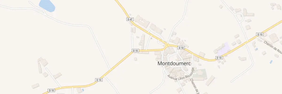 Plan du 5050 Pl de la Republique à Montdoumerc