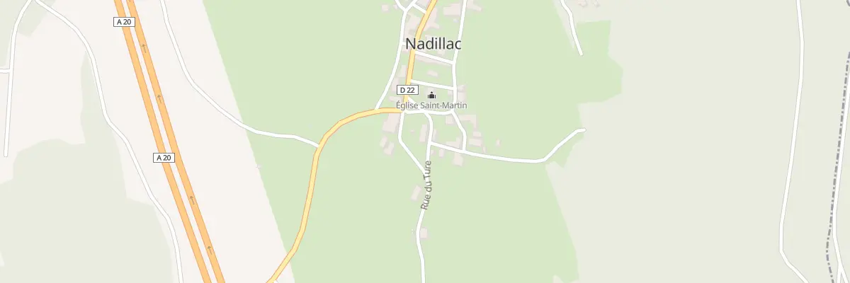 Plan du 5104F Nadillac à Nadillac