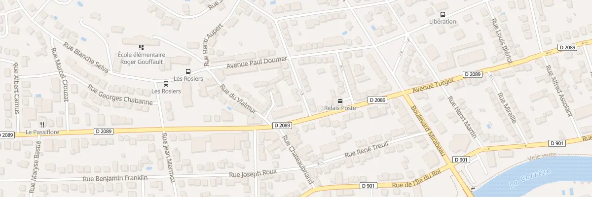 Plan du 5 Rue Lafayette à Brive-la-Gaillarde