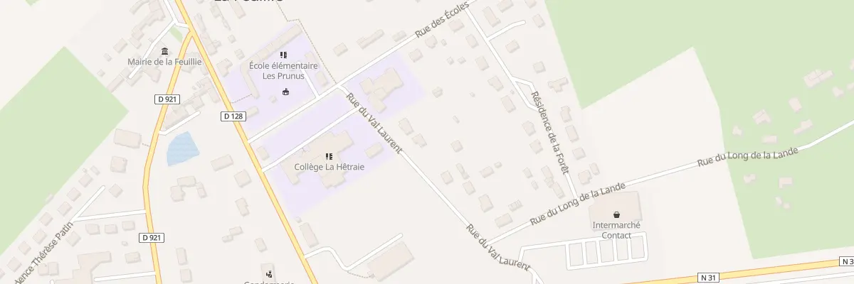 Plan du 11 Rue du Val Laurent à La Feuillie