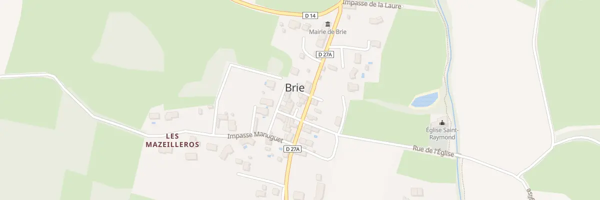 Plan du 44 Village à Brie