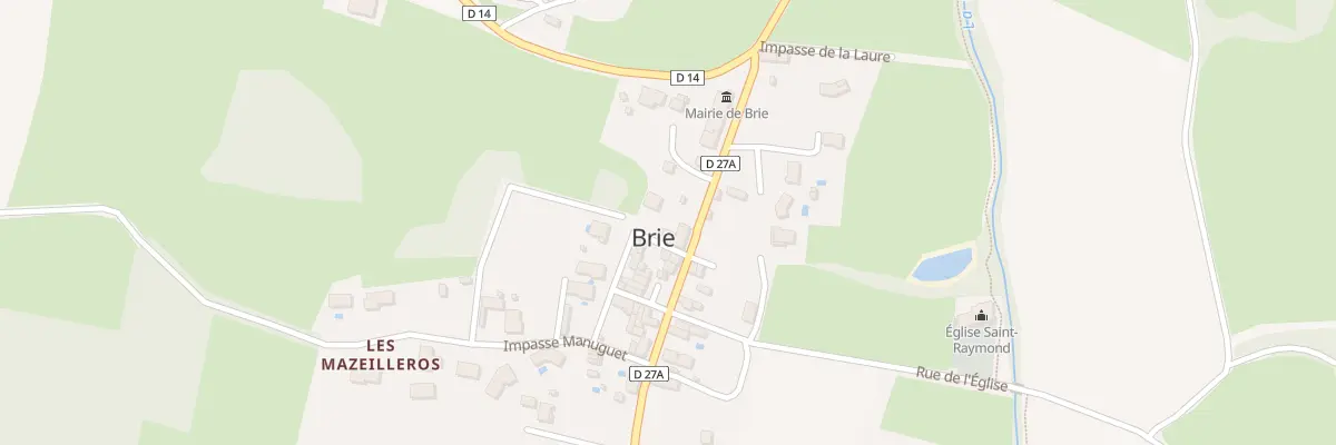 Plan du 42A Village à Brie
