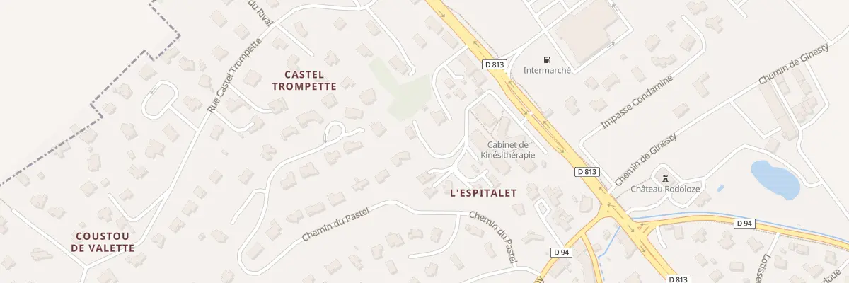 Plan du 35B Castel Trompette à Pompertuzat