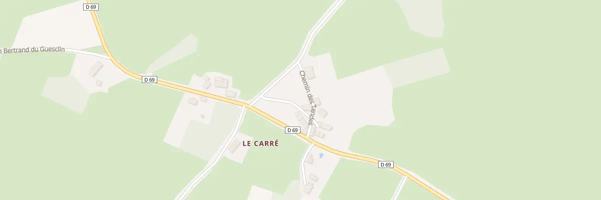 Plan du 1 Che des Tendes - Le Carre à Saint-Sébastien