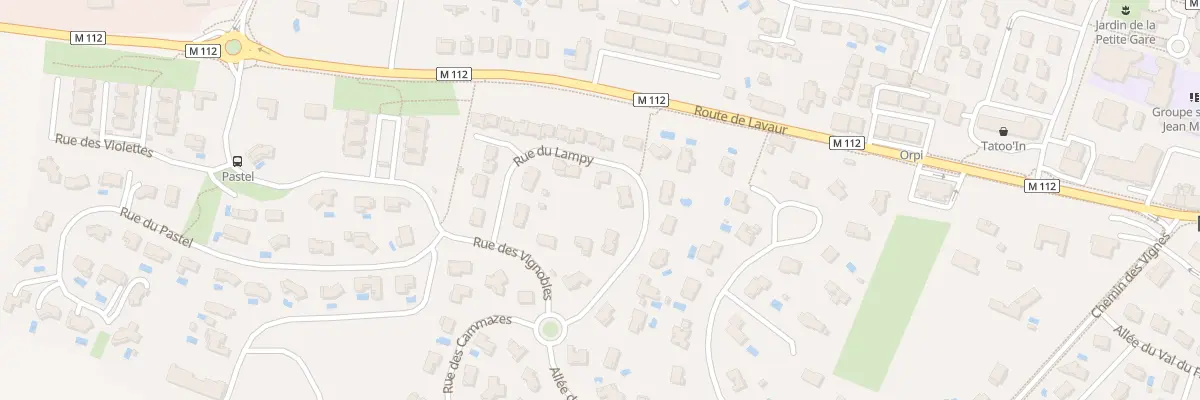 Plan du 7 Rue du Lampy à Montrabé