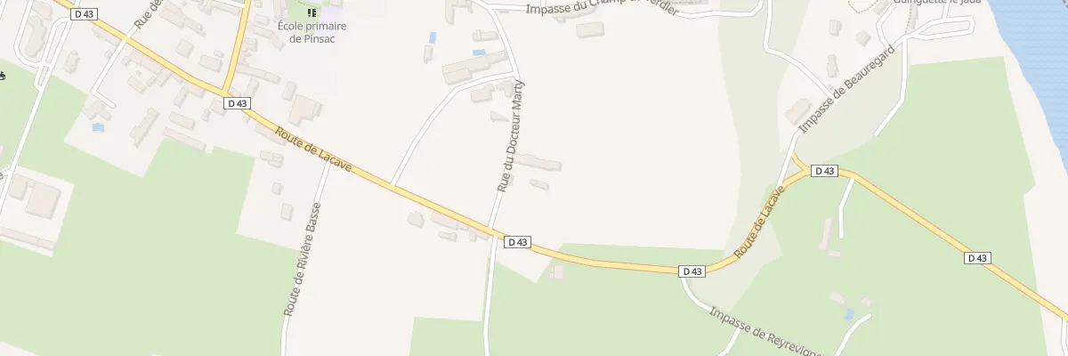Plan du 54 Rue du Docteur Marty à Pinsac