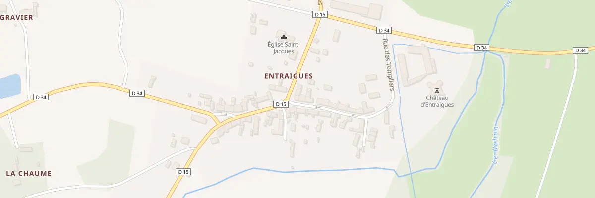 Plan du 9 Rue Principale à Langé
