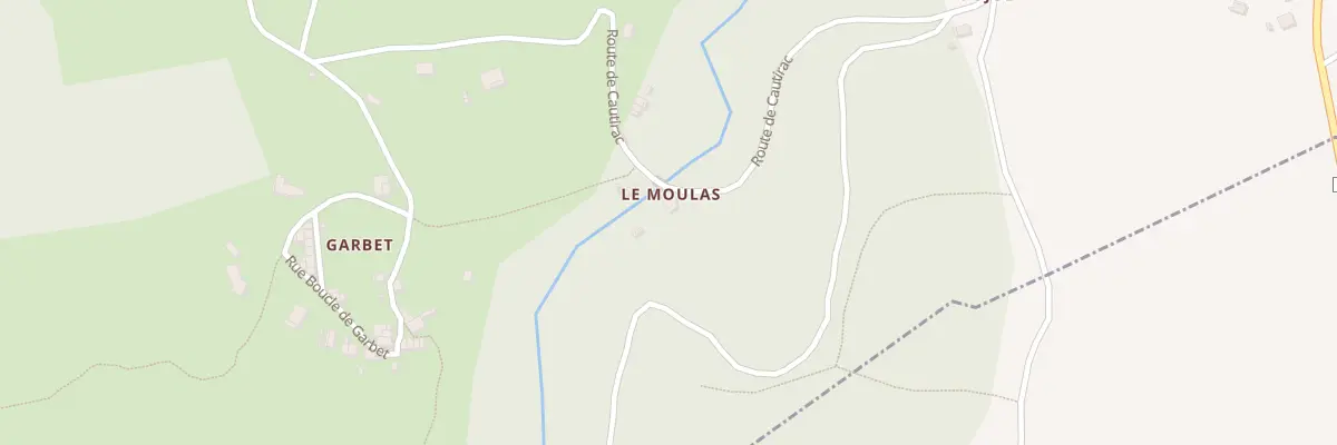 Plan du 616 Rte de Cautirac à Bénac