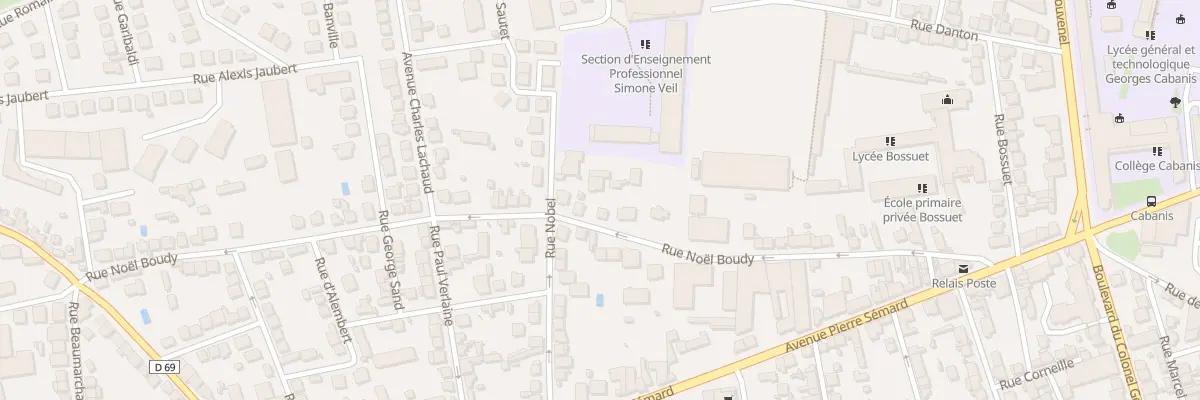 Plan du 46B Rue Noel Boudy à Brive-la-Gaillarde