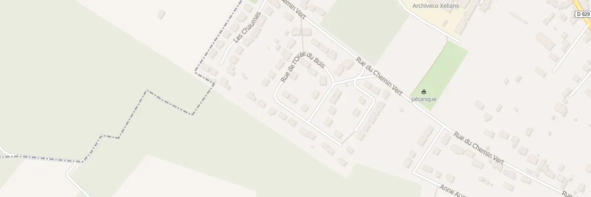 Plan du 34 Vc Oree du Bois à Nogent-le-Roi